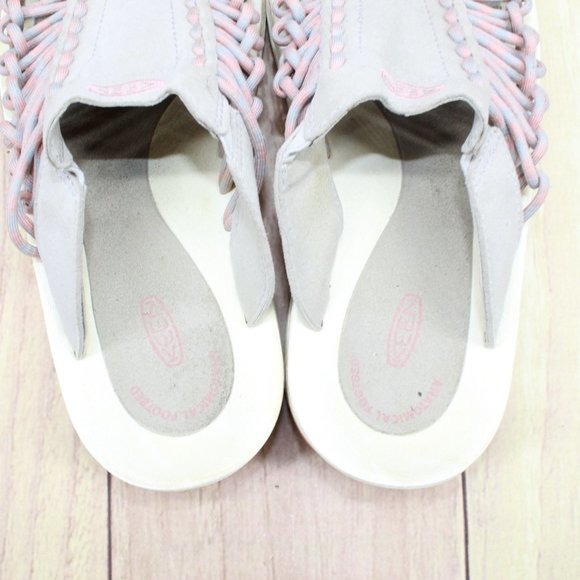Keen Uneek Cream Bungee Cord Woven Outdoor Water Sandals Size 8 - Picture 6 of 9